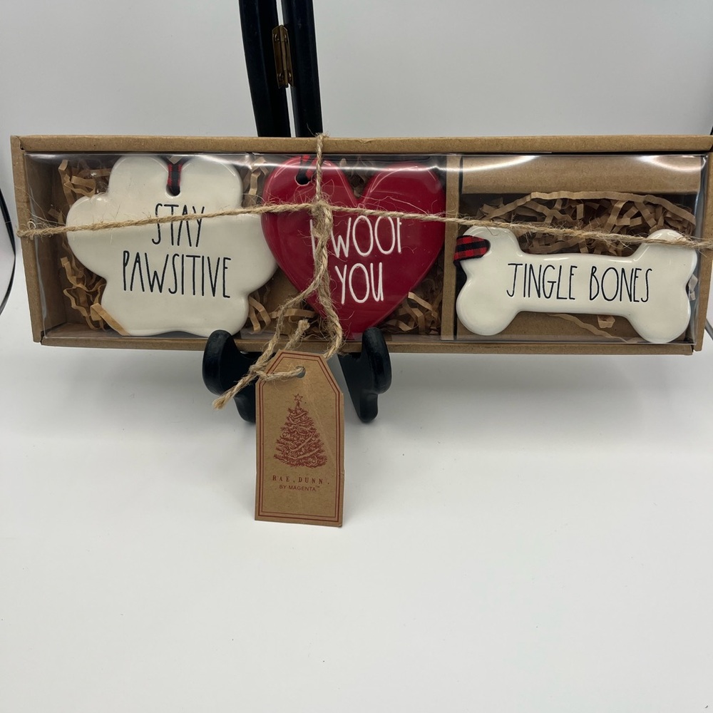 Dog-Themed Christmas ornaments Set NWT